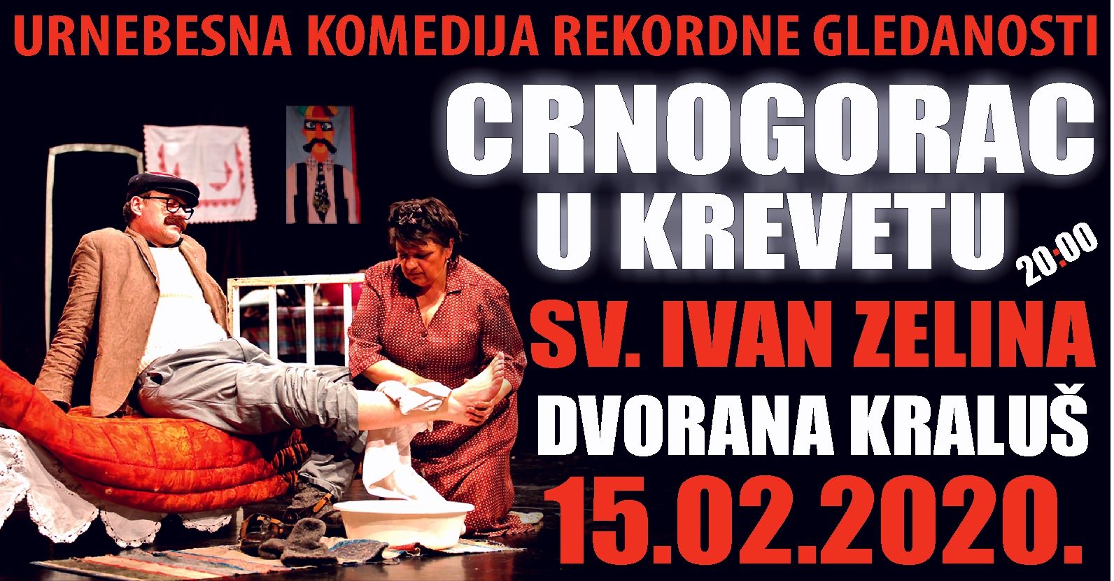 crnogorac u krevetu