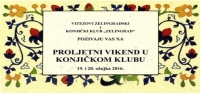 Proljetni vikend u Konjičkom klubu "Zelingrad"